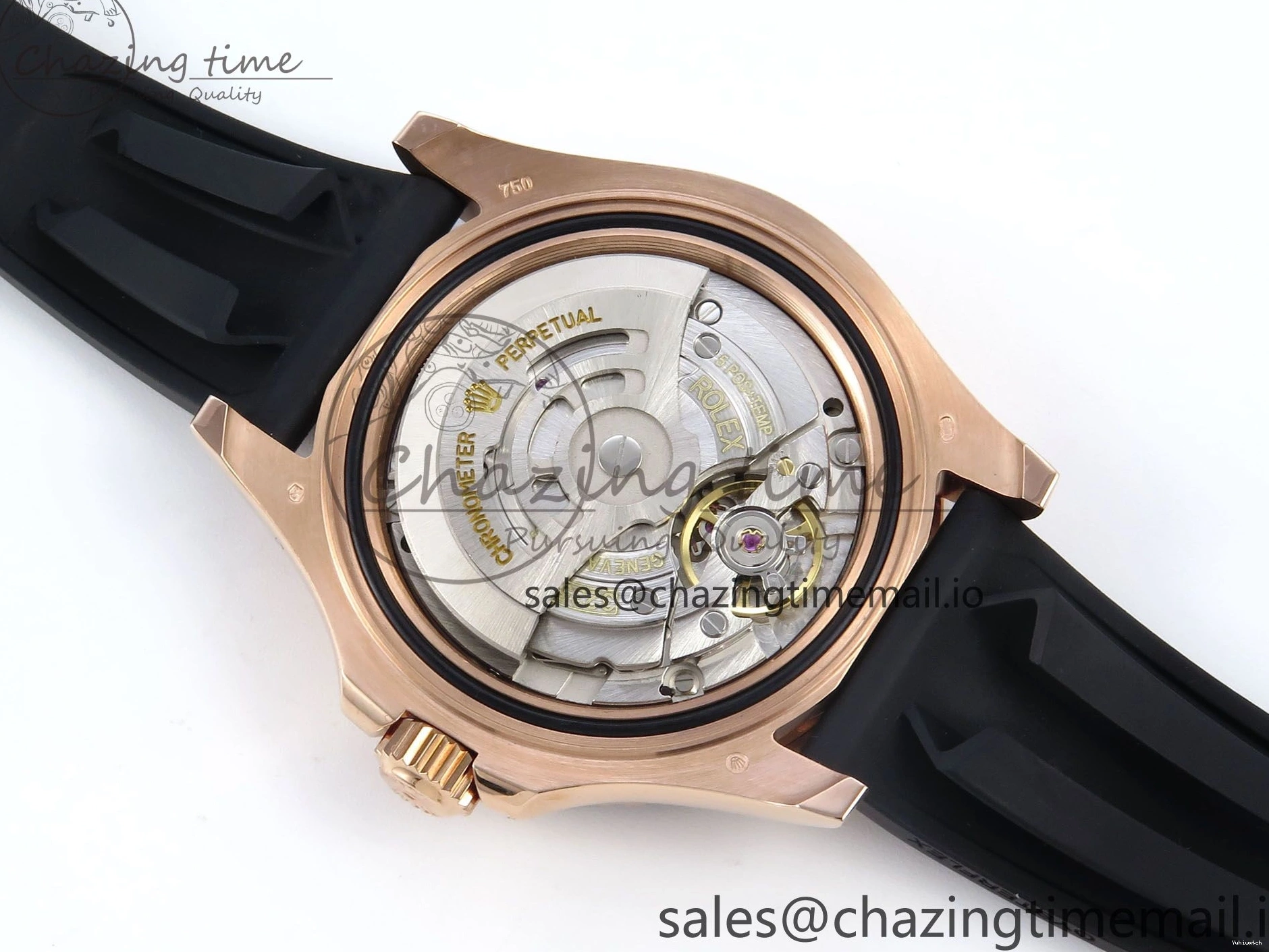 126655 A3235 Yacht-Master EWEF Dial Black 40mm on Best Strap Edition Oysterflex 0413